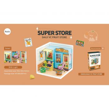 Maqueta 3D Rolife Tienda de Frutas DIY Miniatura