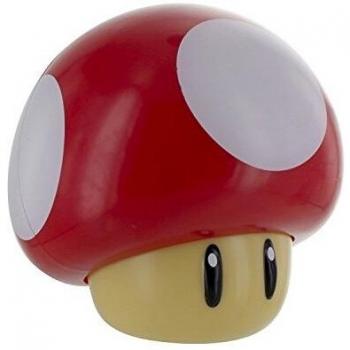 Paladone Super Mario Bros Toad Mushroom Light with Sound, Collectable Light Up Figure, Multi-Colour