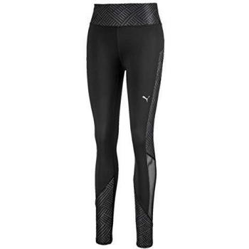 Puma Last Lap Graphic Long Tight Mallas, Mujer, Black, XS