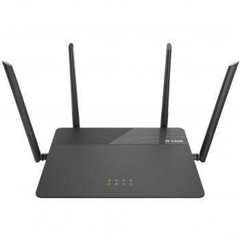 D-Link DIR-878 Dual Band Wireless AC1900 MU-MIMO Wave 2 Wi-Fi Router with 4-Port Gigabit Ethernet , Black