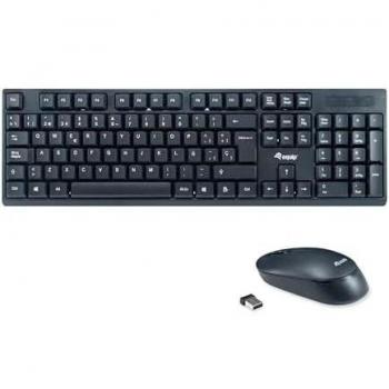 Equip Life Wireless Combo Teclado y Ratón Inalámbrico 2.4GHz QWERTY Español RF Negro 245221