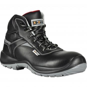 Exena - Calzado de protección de piel vacuna para hombre, color negro, talla 44