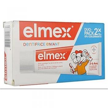 Pasta de Dientes Elmex Niños 3-6 Años Pack Doble 2 x 50 ml Anti-Caries