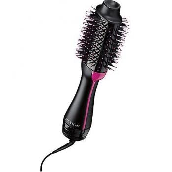 Revlon RVDR5222E2 One-Step Hair Dryer & Volumizer Hot Air Brush, Black/Pink