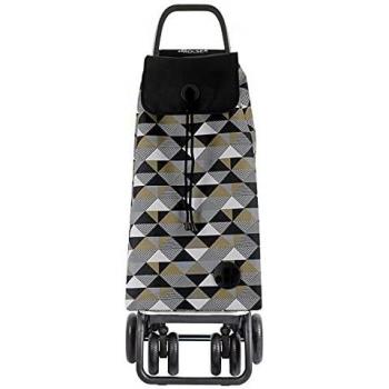 Rolser Carro I-MAX Sahara 4 Ruedas 2 Giratorias Plegable - Negro