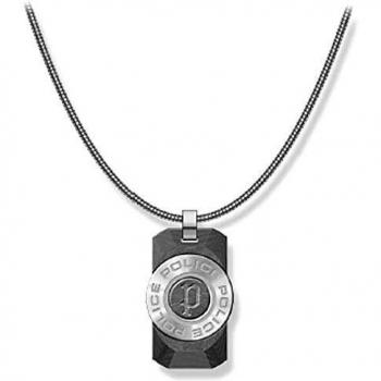 Police Collar Hombre - Cadena de Acero - Plateado - PJ.26567PSS-01