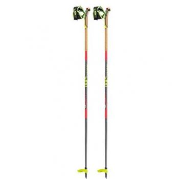 Bastones de esquí Leki Mezza Race negro rojo (par) - 145 cm