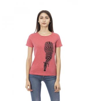 Trussardi Action Pink Cotton Tops & T-Shirt - XS
