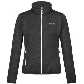 Regatta Women's Newhill Full Zip Fleece Jacket - Seal Grey/Black, Size 8