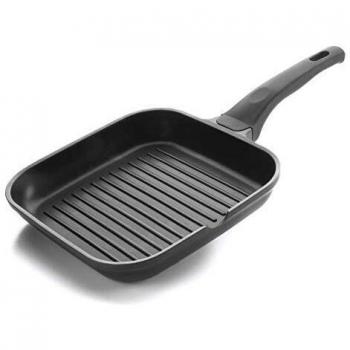 Lacor - 25525 - Grill Quantanium de Aluminio 24 cm - Negro