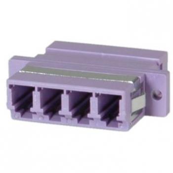 Adaptador de Fibra Óptica LC Cuádruple OM4 PB - Conector Multimodo 0.06 m