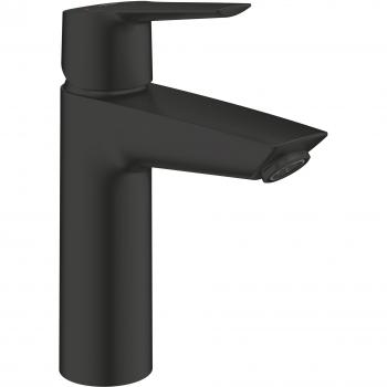 Grifo Monomando Grohe Start M Negro Mate - Mezclador de Lavabo con Apertura de Agua Fría, Acabado Negro Mate