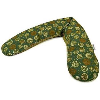Cojín de embarazo y lactancia Theraline Original 190 cm con funda diente de león verde oscuro