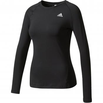 adidas TF LS Camiseta, Mujer, Negro, L