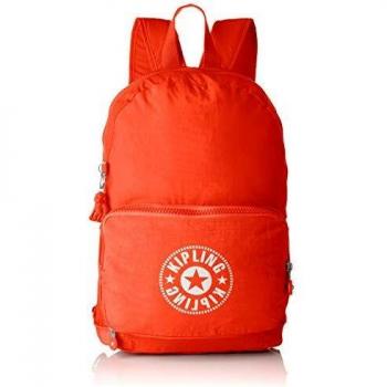 Kipling CLASSIC NIMAN FOLD - Mochila escolar, 21 liters, Naranja