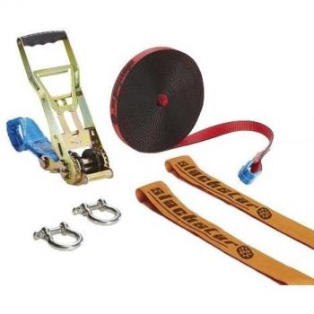 Slackstar SL81786-20 - Cincha de escalada, color rojo, talla 20 m