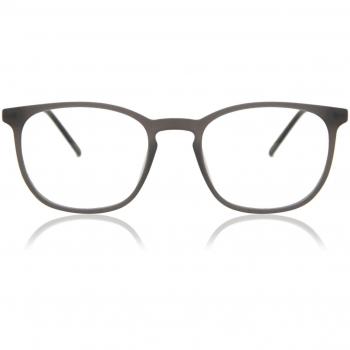 Cuadrado Armazón Completo de Plástico Grises para Hombre - Gafas Recetadas Anti-Azules - SmartBuy Collection