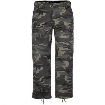 Brandit US Ranger Cloth Trousers Dark Camo - Pants - Camouflage - Size S - 65% Polyester, 35% Cotton