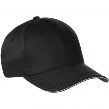 Tommy Hilfiger Elevated Cap Gorra de béisbol, Negro