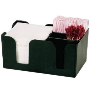 Kristallon Bar Caddy 240X150X105mm Storage Holder Napkin Straws Stirrer