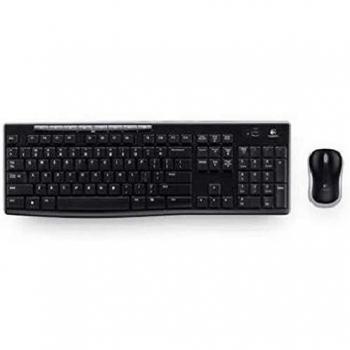 Teclado + mouse logitech mk270 wireless portugues