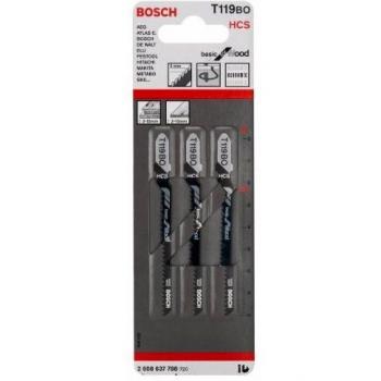 Bosch 2 608 637 788 - Hoja de sierra de calar T 119 BO - Basic for Wood