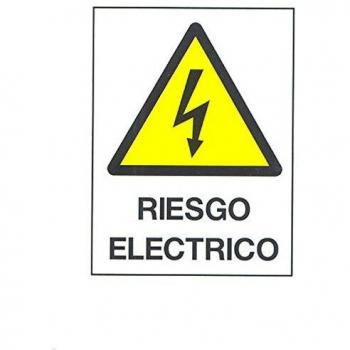 CV - Señal Fija Pvc Riesgo Electric Cv 40X30 Cm