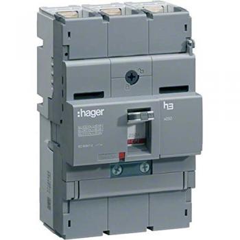 Hager Sistemas HNB162H Interruptor Automático de Caja Moldeadax250, 4P3Dn/2, 40Ka, 160A, Tm Regulable