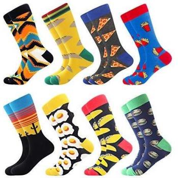 BISOUSOX Calcetines Estampados Hombre,Hombres Ocasionales Calcetines Divertidos Impresos de Algodón de Pintura Famosa de Arte Calcetines,Calcetines de Colores de moda