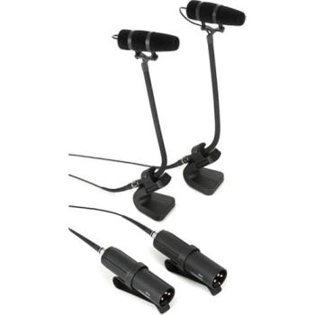 DPA CORE+ 4099 Piano Instrument Microphone Stereo System, High SPL, Black, 2-Pack