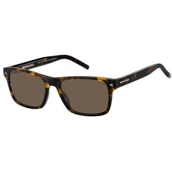 Tommy Hilfiger TH 1794/S Stylish Sunglasses, Brown, Male, Size: 55 MM