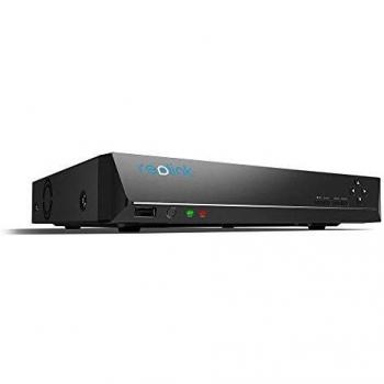 Reolink 16 Canales 4K PoE NVR, Sistema de Cámara Vigilancia IP con 3TB HDD Hogar Grabador de Video Red Soporte 8MP/5MP /4MP/1080P /720P HD Cámara de Seguridad Exterior, RLN16-410