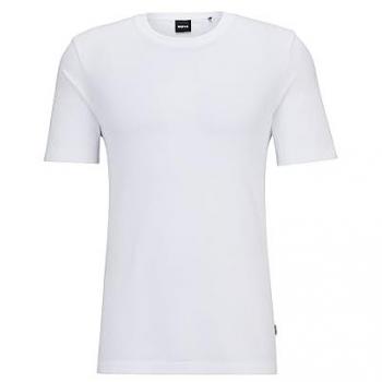 Camiseta Hombre Boss Tiburt 240 Blanco Regular Fit XL