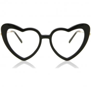 Cat Eye Montura Completa Plástico Negro Armazones para Mujer - Gafas Anti-Azules - SmartBuy Collection