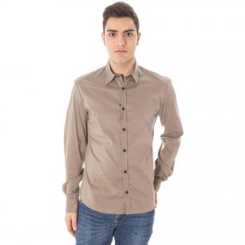 Costume National Green Cotton Shirt - IT54 | XXL, Casual Shirts, male, Green, Size: 2XL Green Italian Collar Logo Shirt