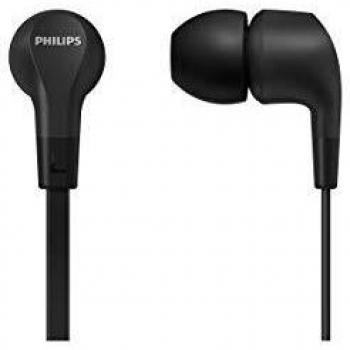 Philips Auriculares Intrauditivos E1105BK/00 con Mando a Distancia Integrado en el Cable