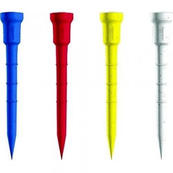 Lignum Tee TELIG72B - Pack de 12 Tees de Golf, Color Multicolor, Talla 72 mm