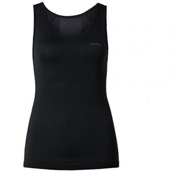 Odlo Unterhemd Sportswear Singlet V-Neck Evolution X-Light - Top Interior térmico para Mujer, Color Negro, Talla XS