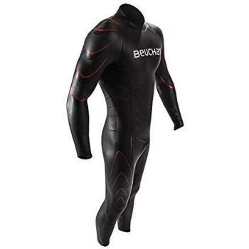 BEUCHAT Crawl C500 - Traje de natación para Hombre, Hombre, Color Negro/Rojo, tamaño FR : M