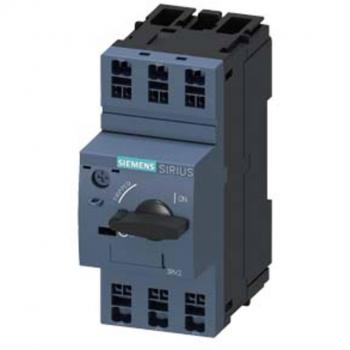 Interruptor de protección para motor Siemens 3RV2011-1HA20, ajuste de corriente 5.5 - 8 A, tensión máxima 690 V AC, dimensiones 45 x 106 x 97 mm