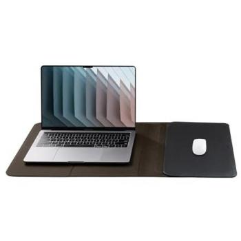 Orbitkey 14 Hybrid Premium Vegan Leather Laptop Sleeve - Black
