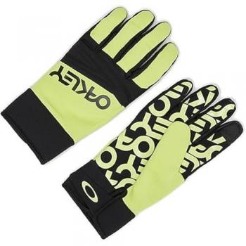 Guantes Oakley Factory Pilot Core - Guante para Hombre, Color Verde Claro y Negro, Talla XL