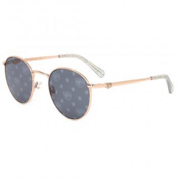 Chiara Ferragni Collection Stylish Sunglasses, Unisex, Yellow, Size: ONE SIZE