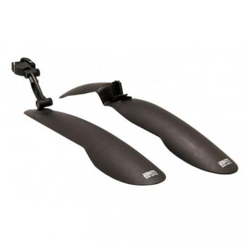 Guardabarros Deportivos MTB Negro 85mm con Refuerzo de Goma