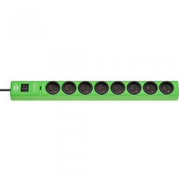 brennenstuhl - brennenstuhl Multiprise parafoudre hugo!, 8 prises, vert