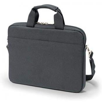 DICOTA Slim Case Base Bolsa para el Hombro para portátil y Tablet, Funda Ligera para portátil, Bolsa para portátil Dicota Slim Case Base, Gris, para portátiles de 11-12,5.