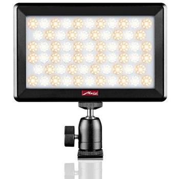 Mecalight 340007 - Antorcha para cámara fotográfica y Video, LED, Color Negro