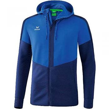 Erima Men's Hooded Training Jacket - Blue - Size L