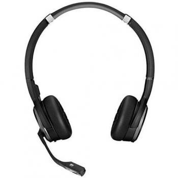 Auricular DECT EPOS IMPACT SDW 60 HS - Binaural, Inalámbrico, Supresor de Ruido Activo, Conectividad Multi-dispositivo, Ideal para Oficina