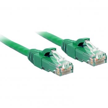Lindy 5m CAT6 U/UTP Snagless Green Network Patch Cable